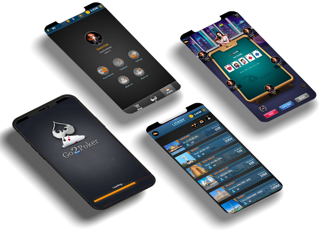 Go 2 Poker UI Screen